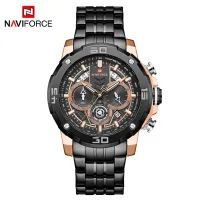 NAVIFORCE NF9175 Popular Classic Men's Quartz Multifunction Watches Casual Fashion Wristwatch with 3 Small Dials Chronograph Male Clock